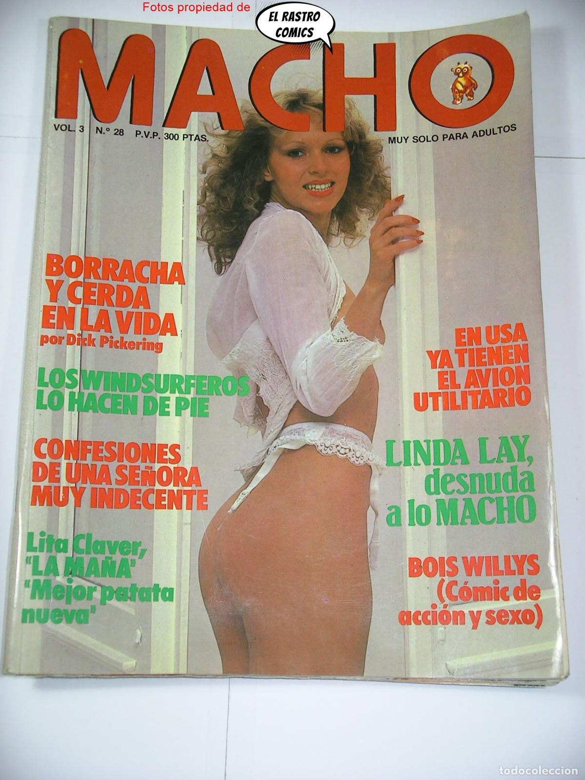 Zeitschriften: Macho vol 3, n&ordm; 28, Escamillo, con poster, adultos, erotico.