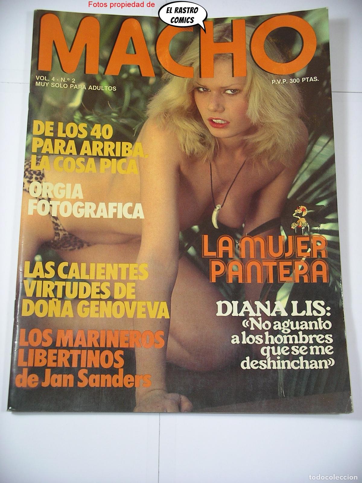 Zeitschriften: Macho vol 4, n&ordm; 2, con poster, adultos, erotico