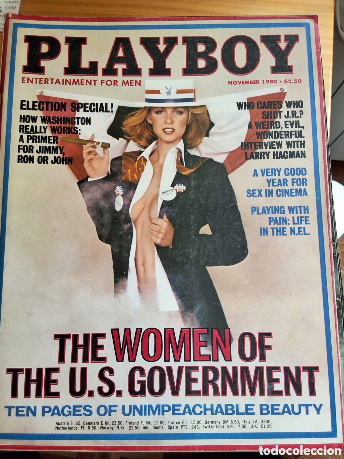 Zeitschriften: Playboy americano mensual revista erotica desnudos mujeres 1980/11 Jeana Tomasino
