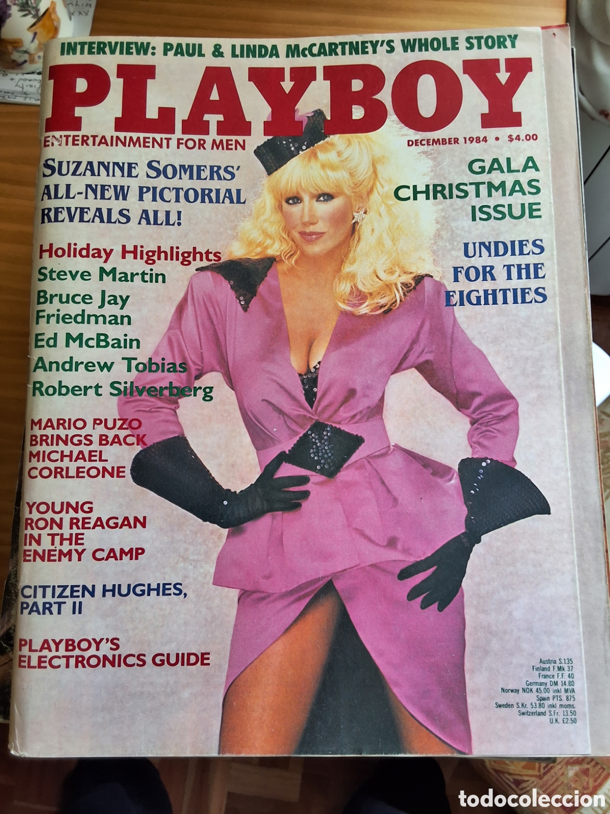 Zeitschriften: Playboy americano mensual revista erotica desnudos mujeres 1984/12 Karen Velez