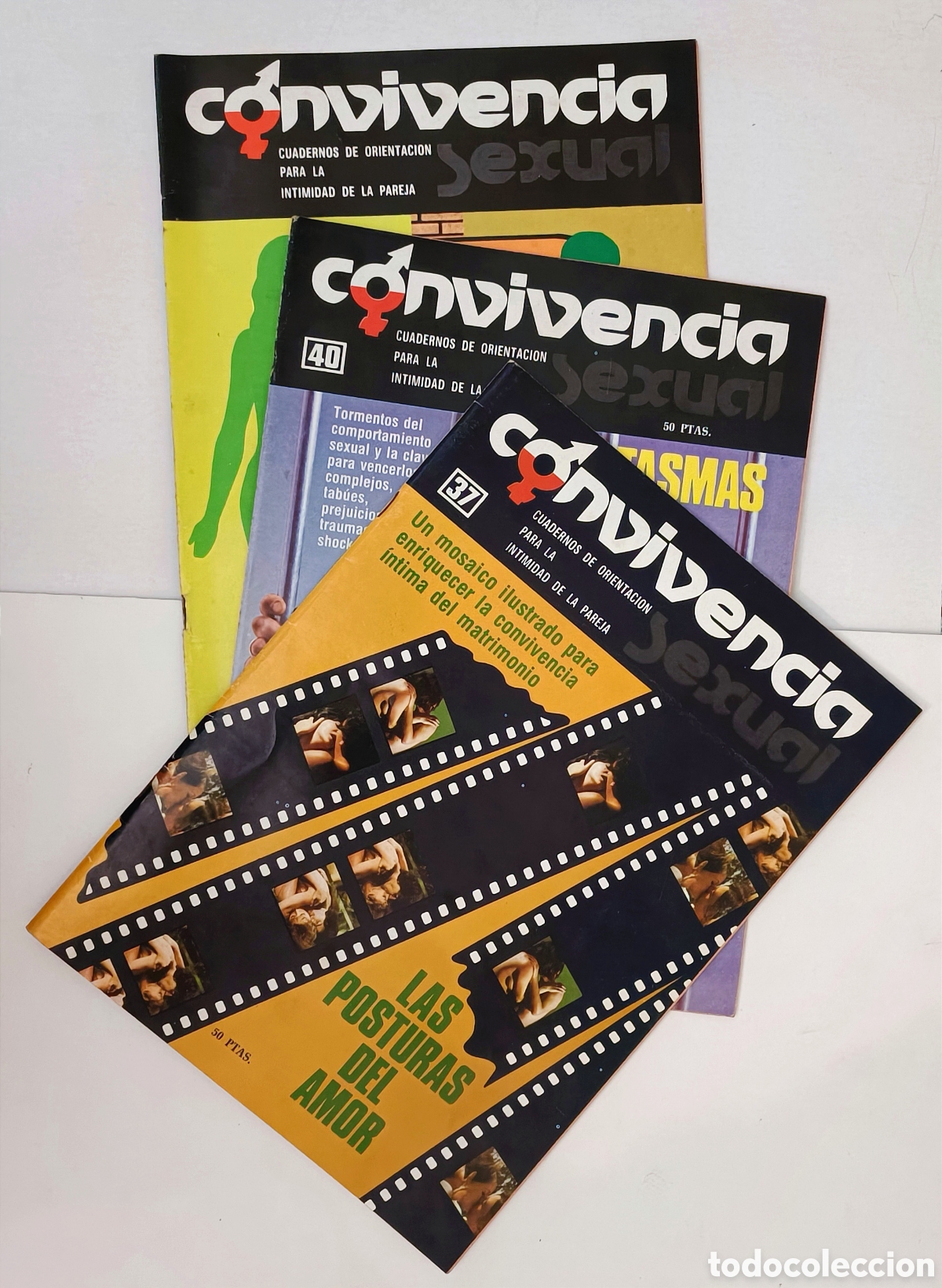 Journals: LOTE 3 REVISTAS CONVIVENCIA SEXUAL 37, 40, 46 CUADERNOS ORIENTACION PARA LA INTIMIDAD DE LA PAREJA