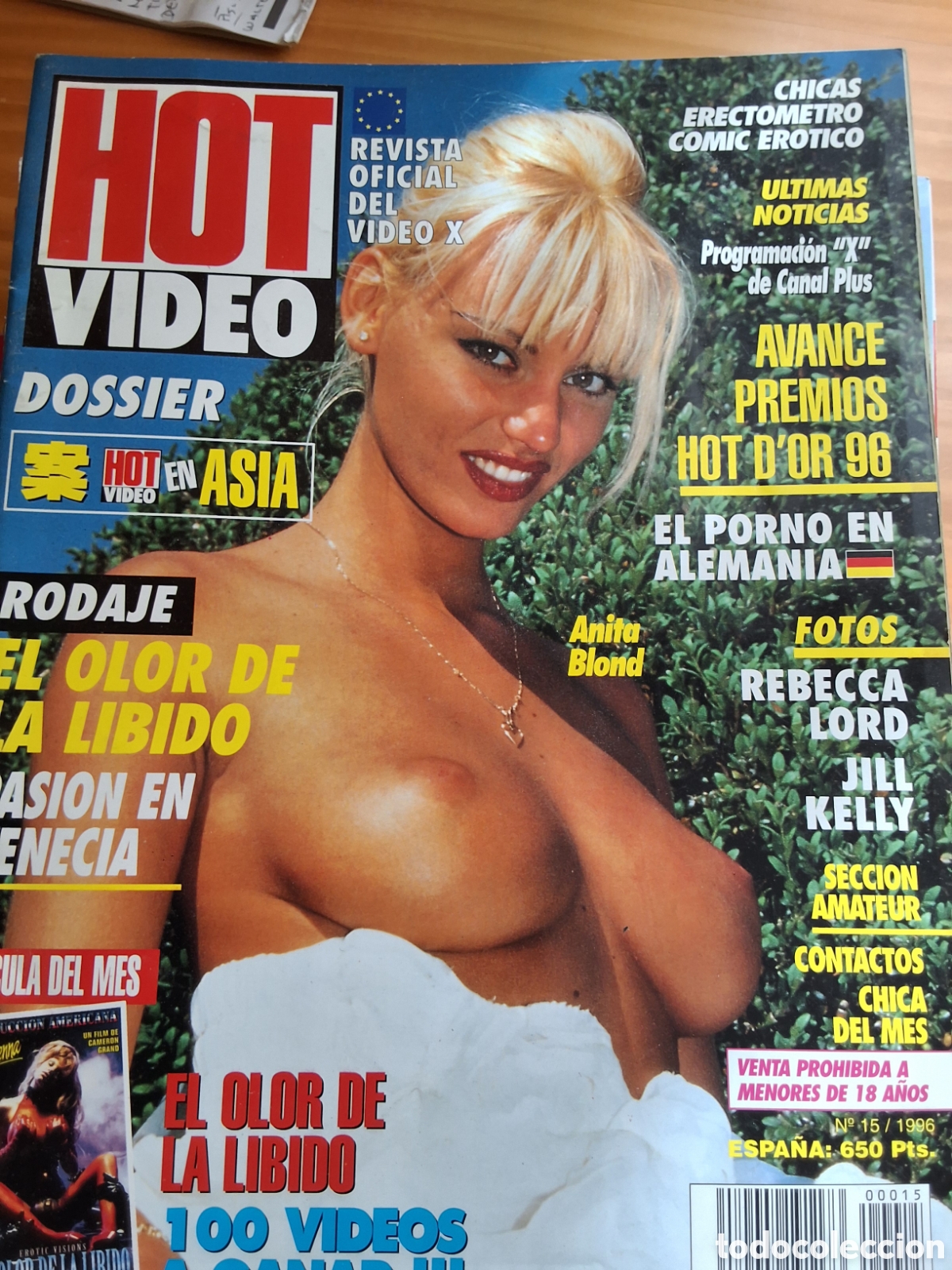 Journals: Hot video revista informativa pel&iacute;culas para adultos n&uacute;mero 15 Anita Blond