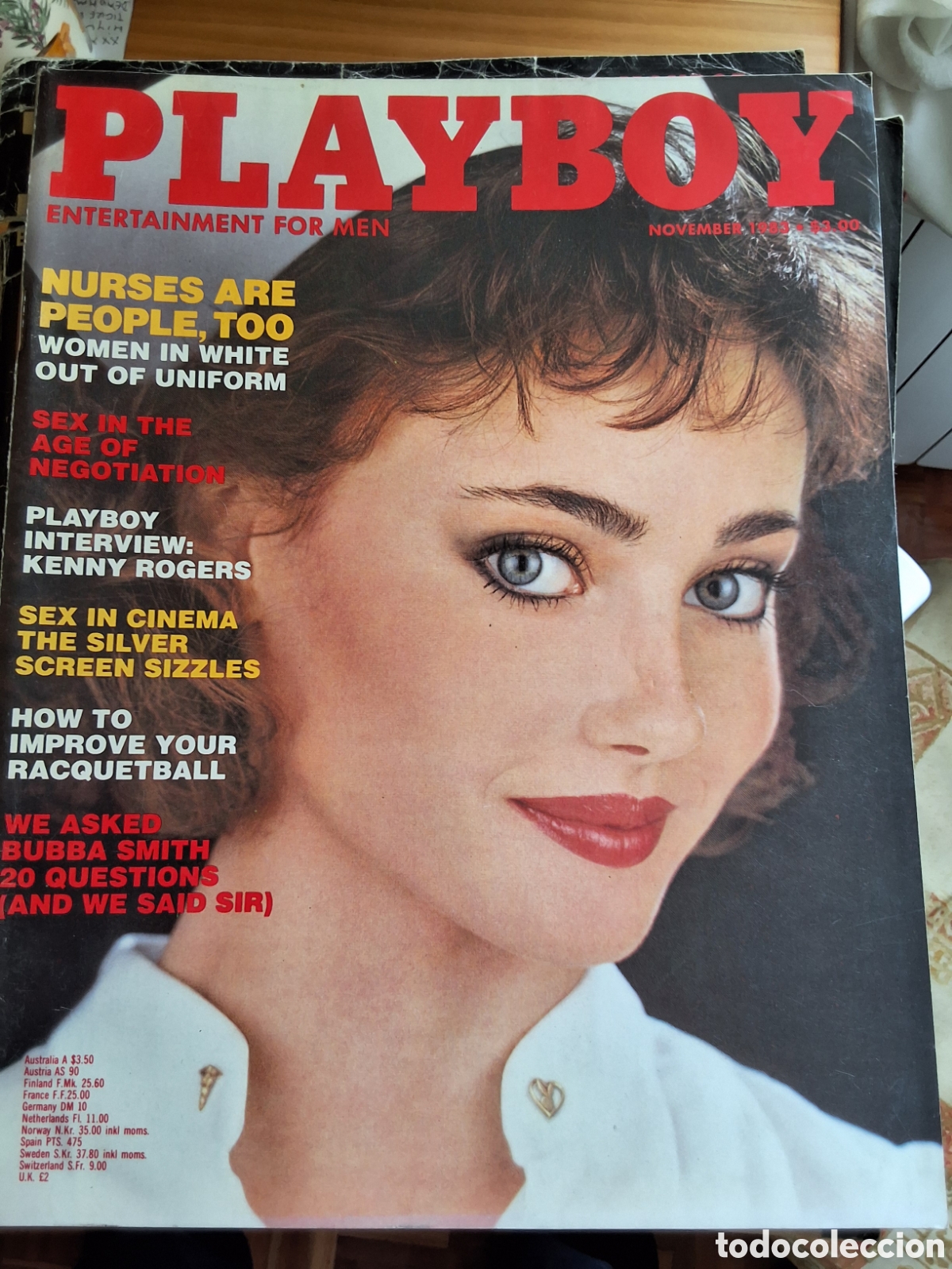 Journals: Playboy americano mensual revista erotica desnudos mujeres 1983/11 Ver&oacute;nica Gamba