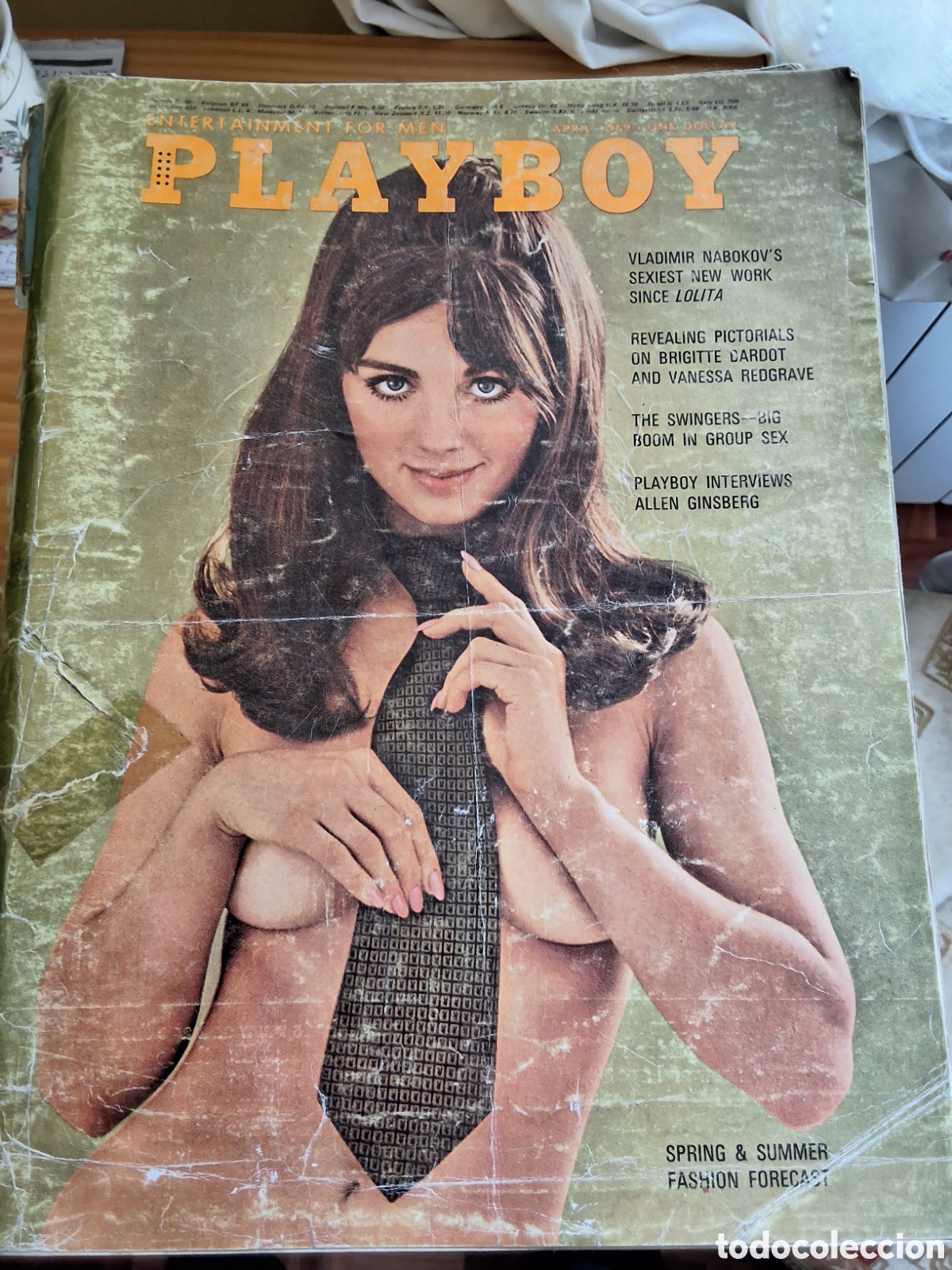 Magazines: Playboy americano mensual revista erotica desnudos mujeres 1969/4 Lorna Hopper