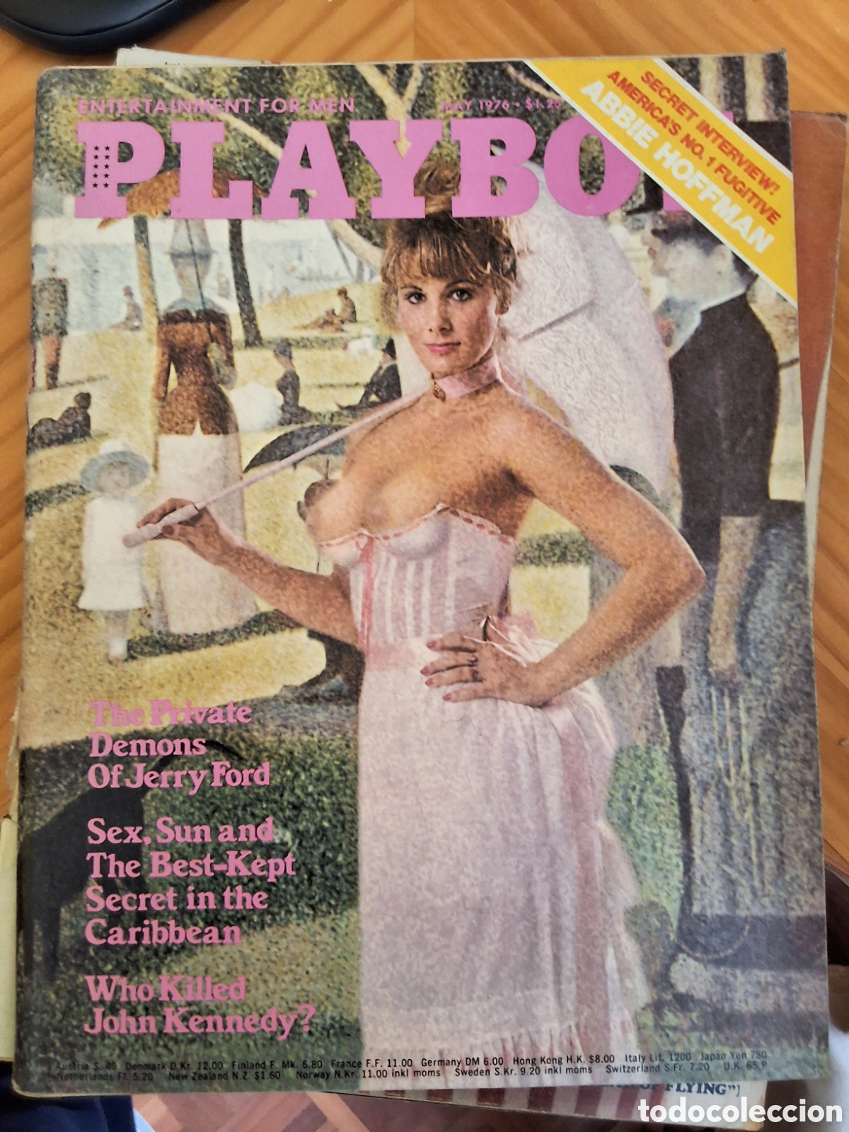 Magazines: Playboy americano mensual revista erotica desnudos mujeres 1976/5 Patricia MaClain
