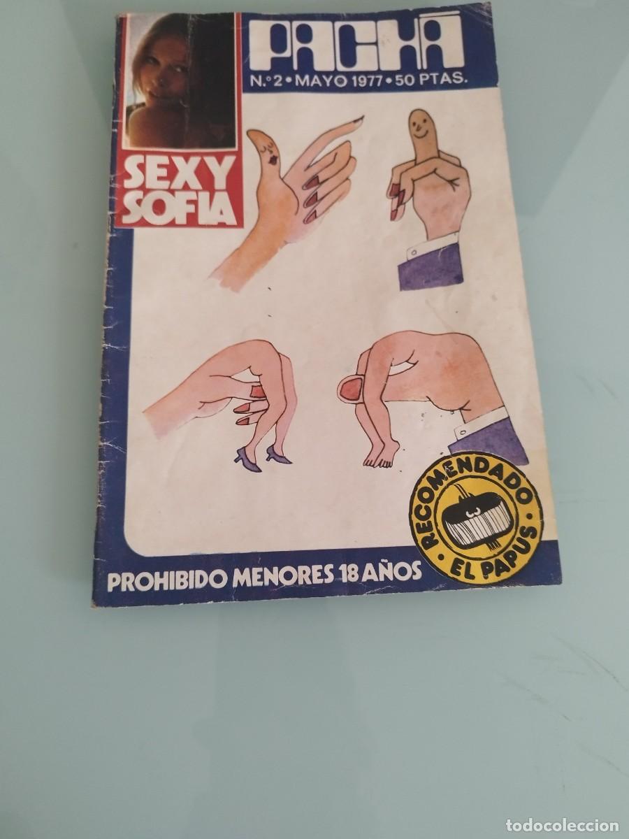 Zeitschriften: Antiguo comic, revista Pacha N&ordm;2 mayo 1977. Sexy Sofia. Erotico para adultos.