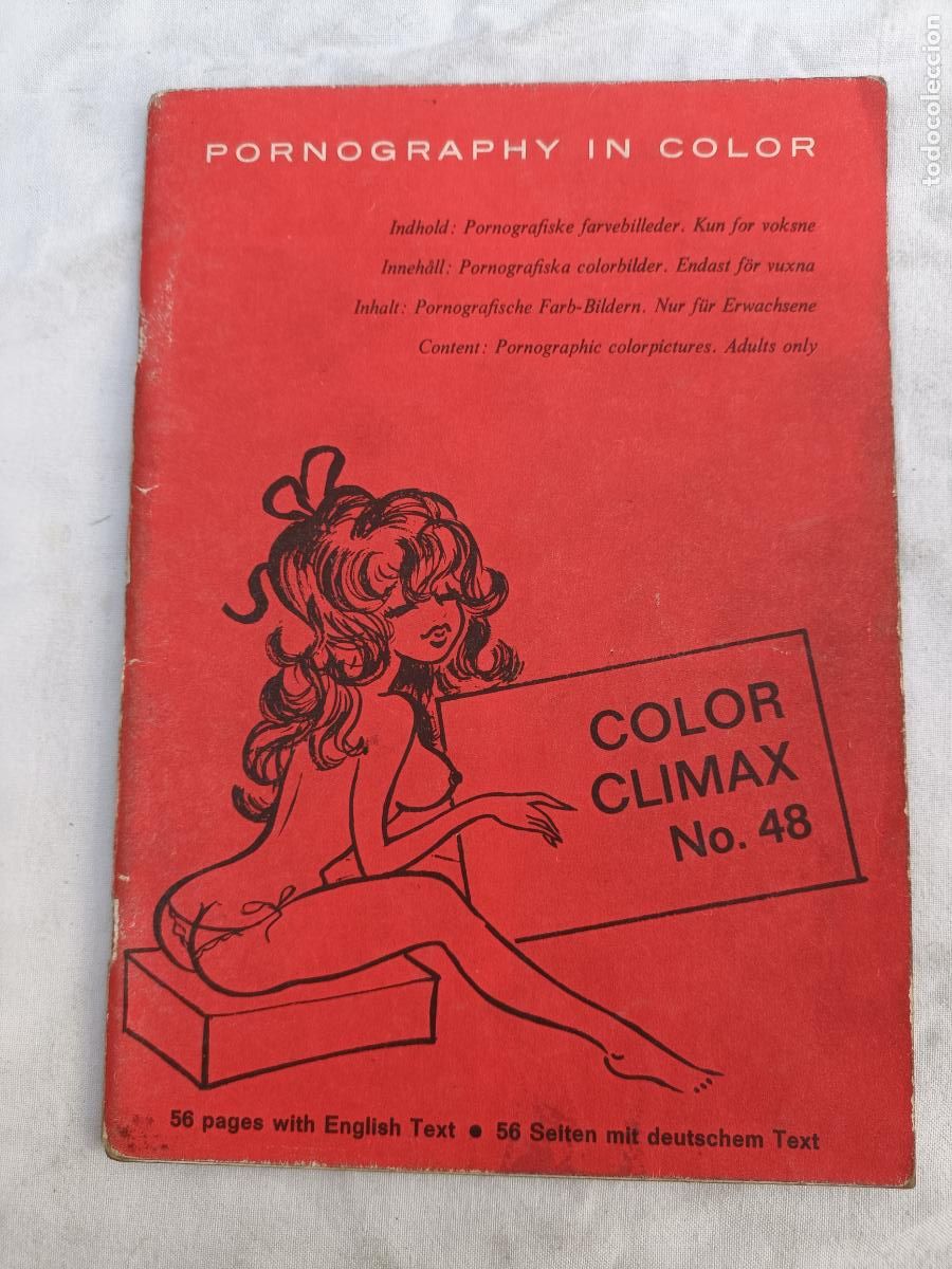 Zeitschriften: COLOR CLIMAX 48. PORNOGRAPHY IN COLOR. REVISTA DANESA PARA ADULTOS. EROTICA. PORNO