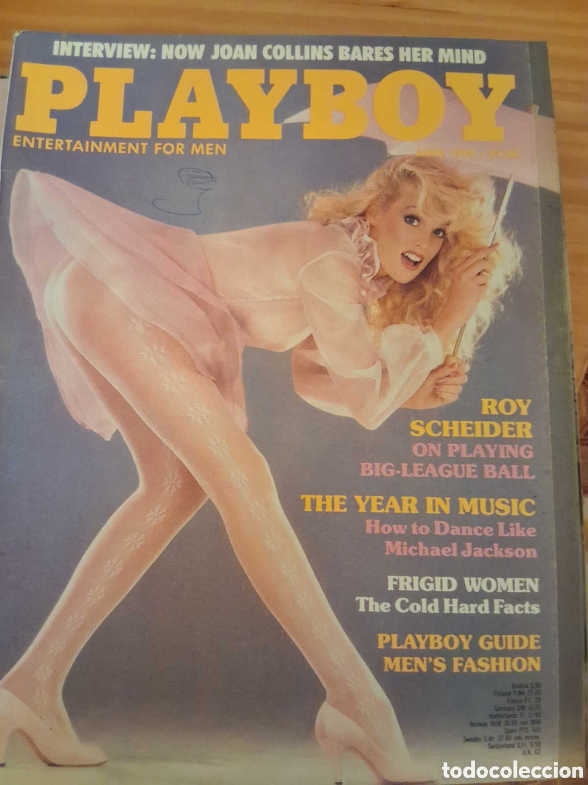 Journals: Playboy americano mensual revista erotica desnudos mujeres 1984/4 Lesa Pedriana Kathy Shower
