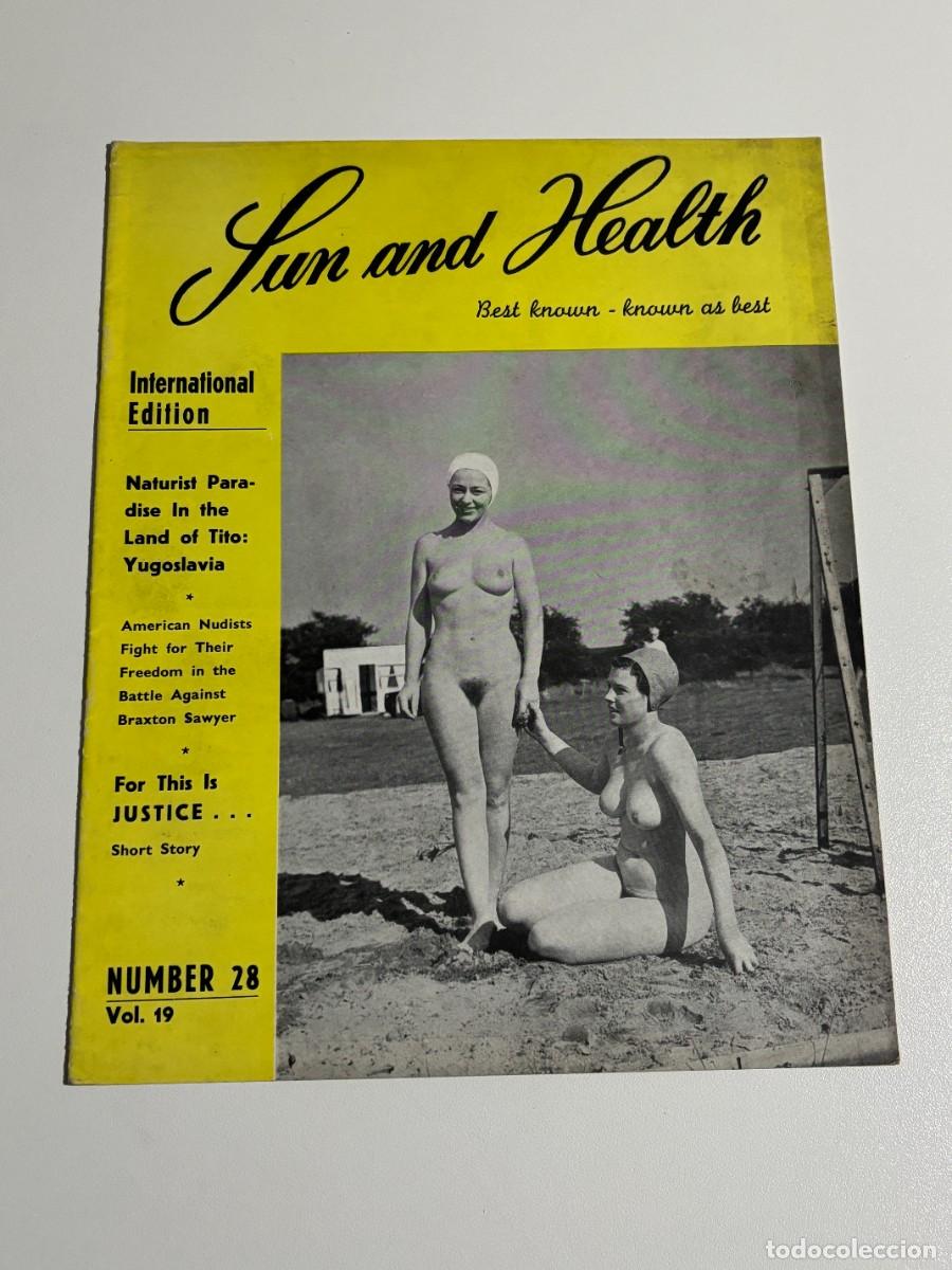 Journals: SUN AND HEALTH Vol.19 No.28 JULY 1955 NATURISM NUDIST MAGAZINE EDITION INTERNATIONALT BLADFORLAG
