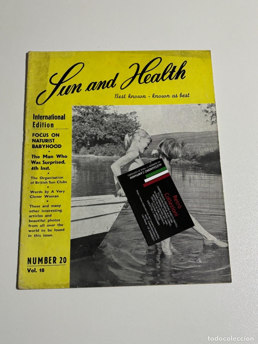 Journals: SUN AND HEALTH Vol.18 No.20 NOVEMBER 1954 NATURISM NUDIST MAGAZINE EDITION INTERNATIONALT BLADFORLAG