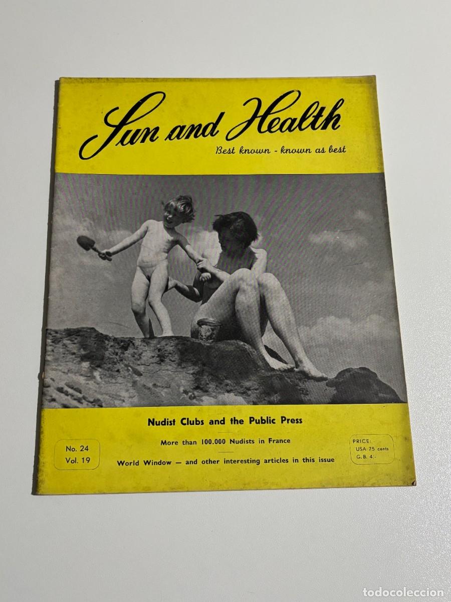 Journals: SUN AND HEALTH Vol.19 No.24 MARCH 1955 NATURISM NUDIST MAGAZINE EDITION INTERNATIONALT BLADFORLAG