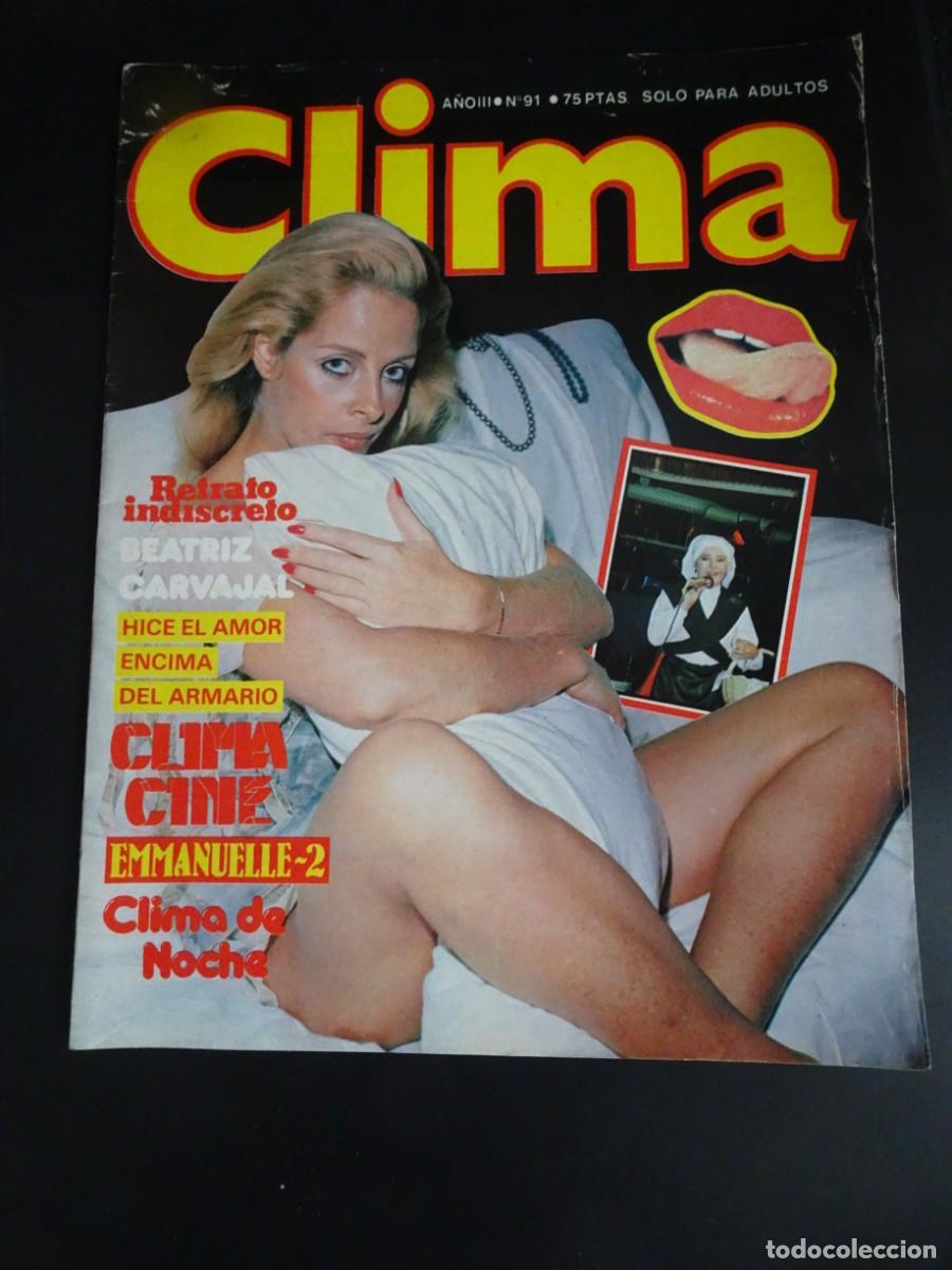 Revistas: MAGAZINE ER&Oacute;TICO PORNO, CLIMA ,N&ordm; 91, BEATRIZ CARVAJAL, ENMANUELLE-2, VER FOTOS