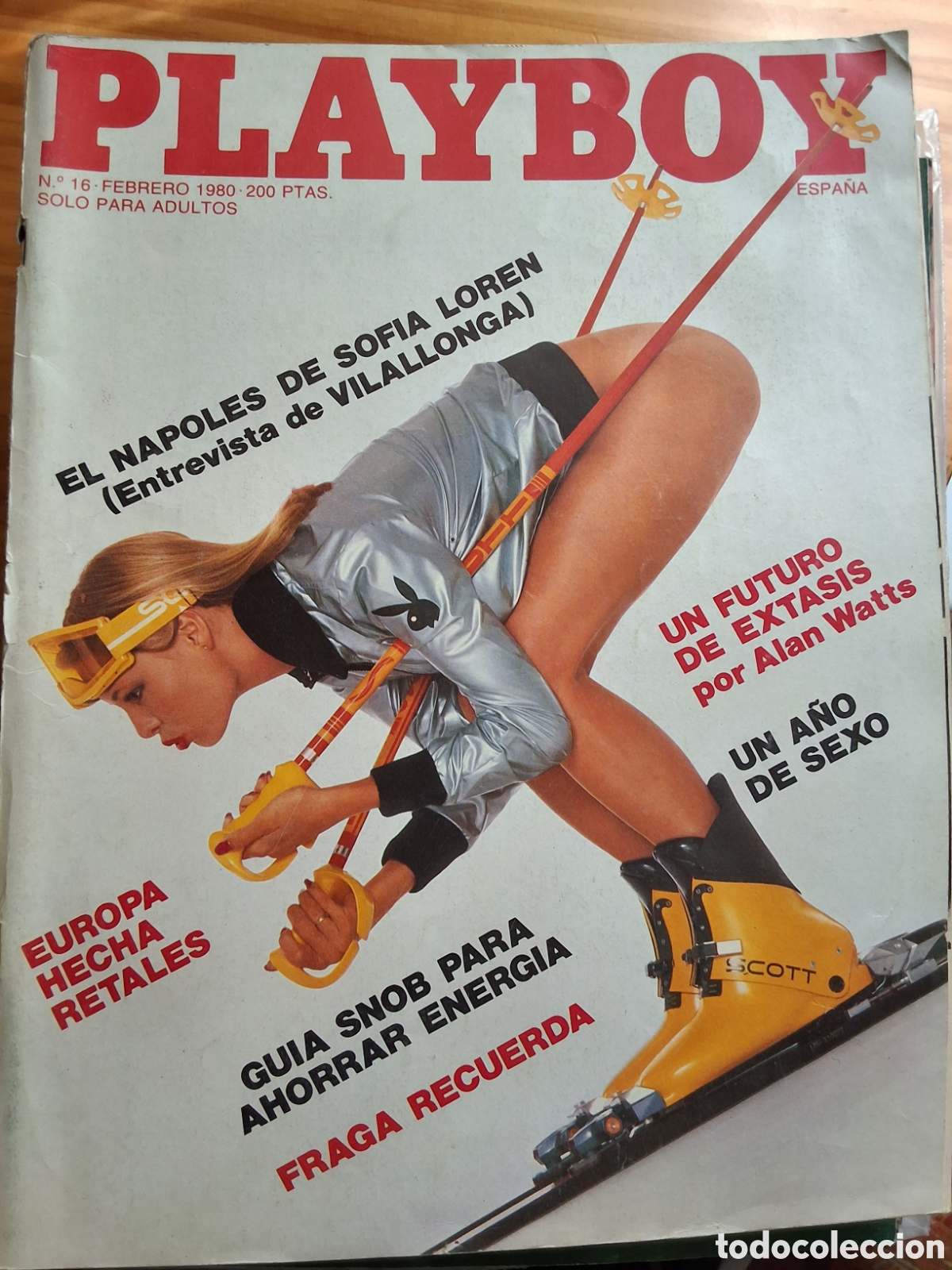 Journals: Playboy mensual espa&ntilde;ol revista erotica desnudos mujeres 1980/2 Silvie Garant