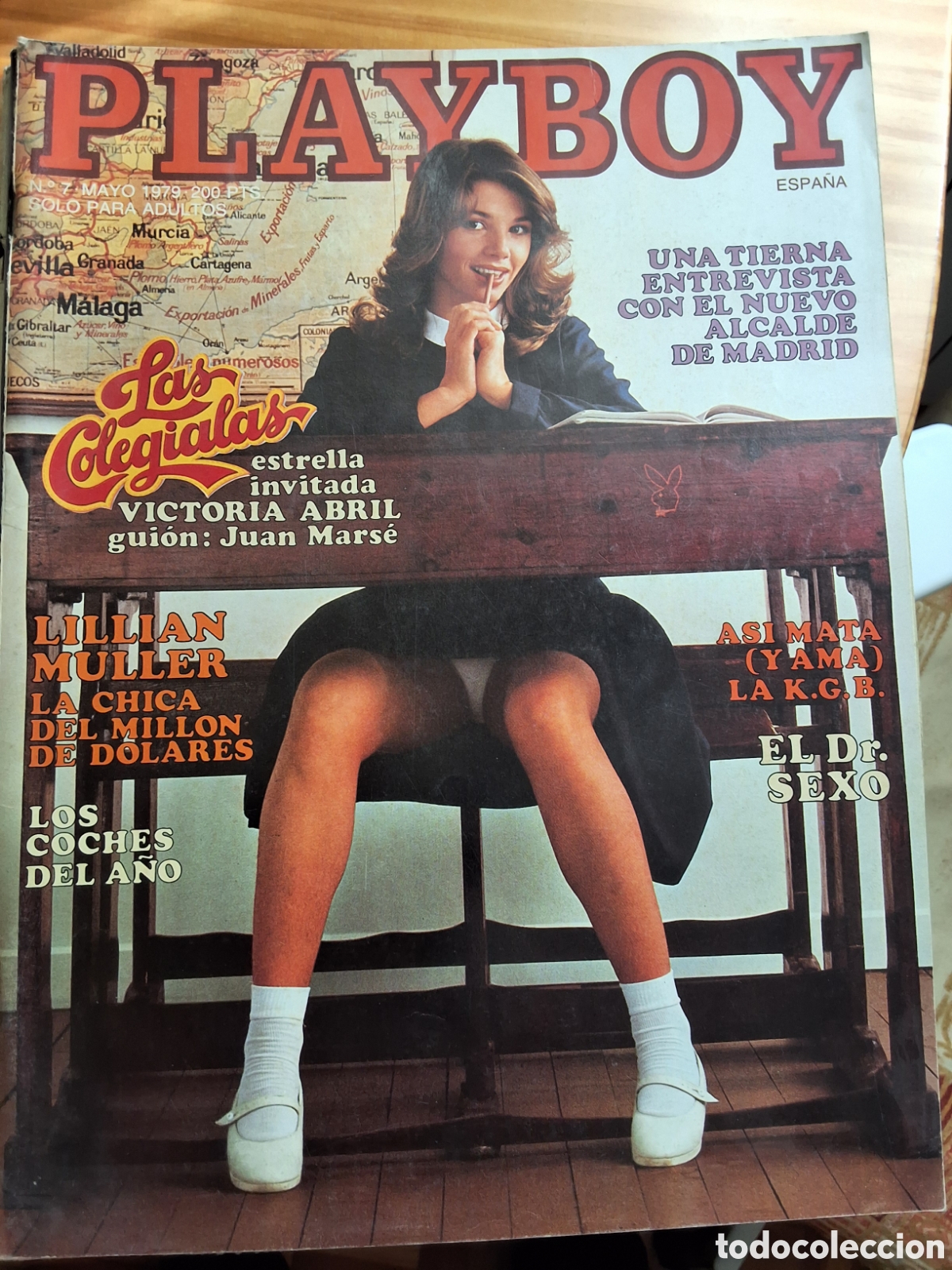 Journals: Playboy mensual espa&ntilde;ol revista erotica desnudos mujeres 1979/5 Victoria Abril Michele Drake