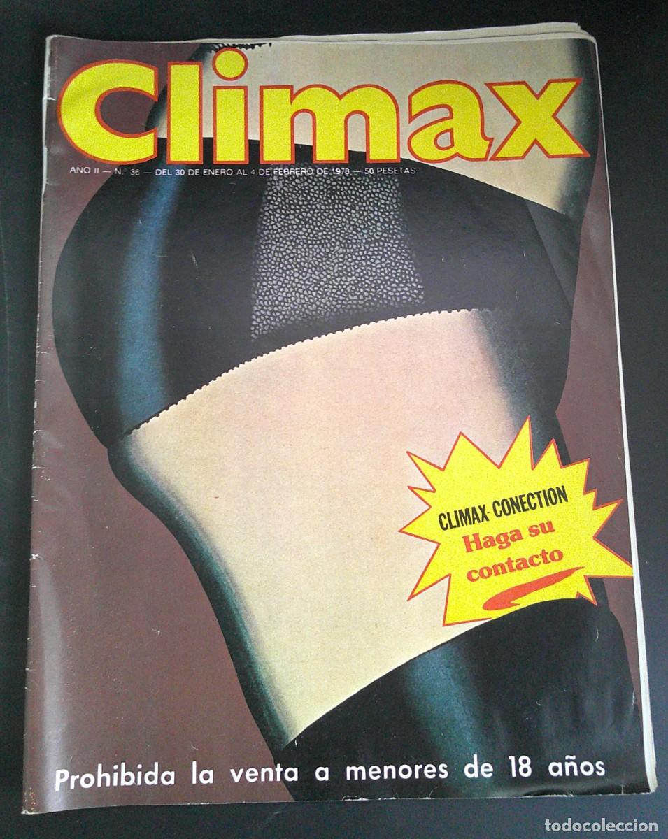 Journals: MAGAZINE ER&Oacute;TICO, CLIMAX ,N&ordm; 36 , 1978, VER FOTOS