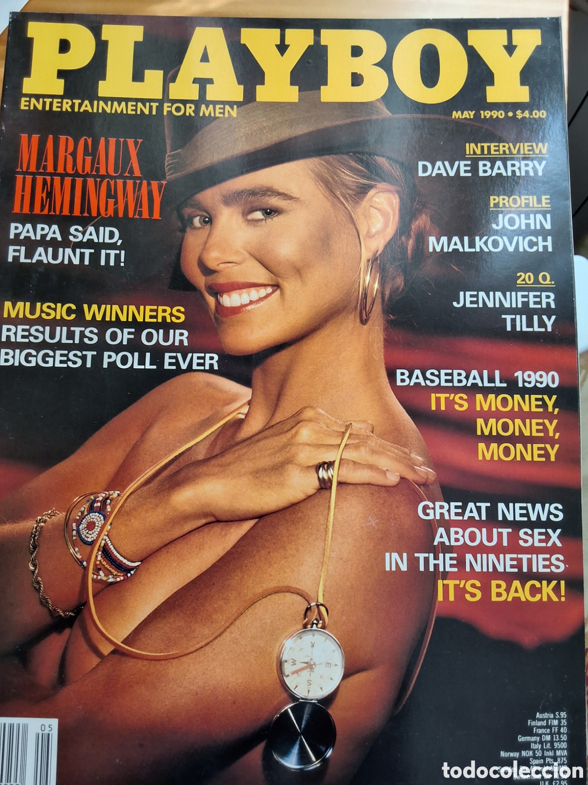 Journals: Playboy americano mensual revista erotica desnudos mujeres 1990/5 Tina Bockrath