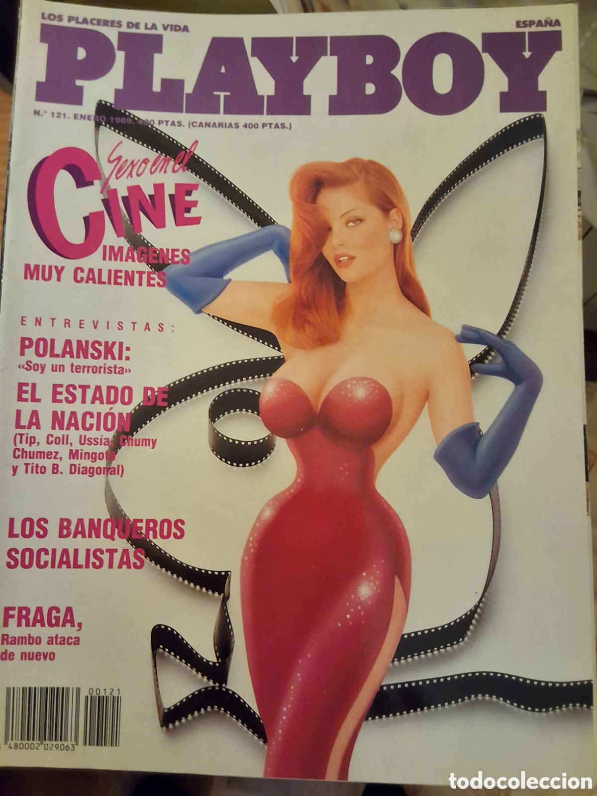 Journals: Playboy mensual espa&ntilde;ol revista erotica desnudos mujeres 1989/1 Monica