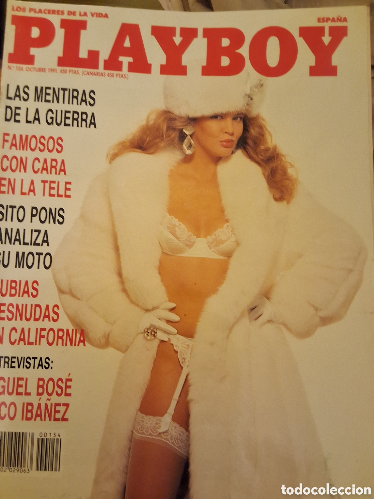 Journals: Playboy mensual espa&ntilde;ol revista erotica desnudos mujeres 1991/10 Samantha Dorman