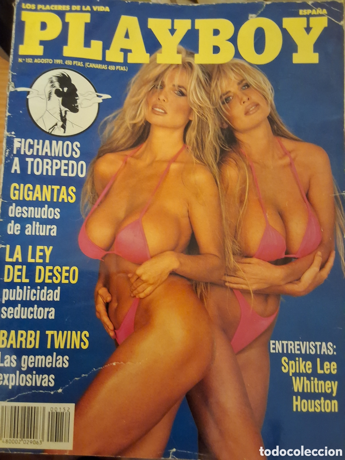 Journals: Playboy mensual espa&ntilde;ol revista erotica desnudos mujeres 1991/8 Wendy kaye