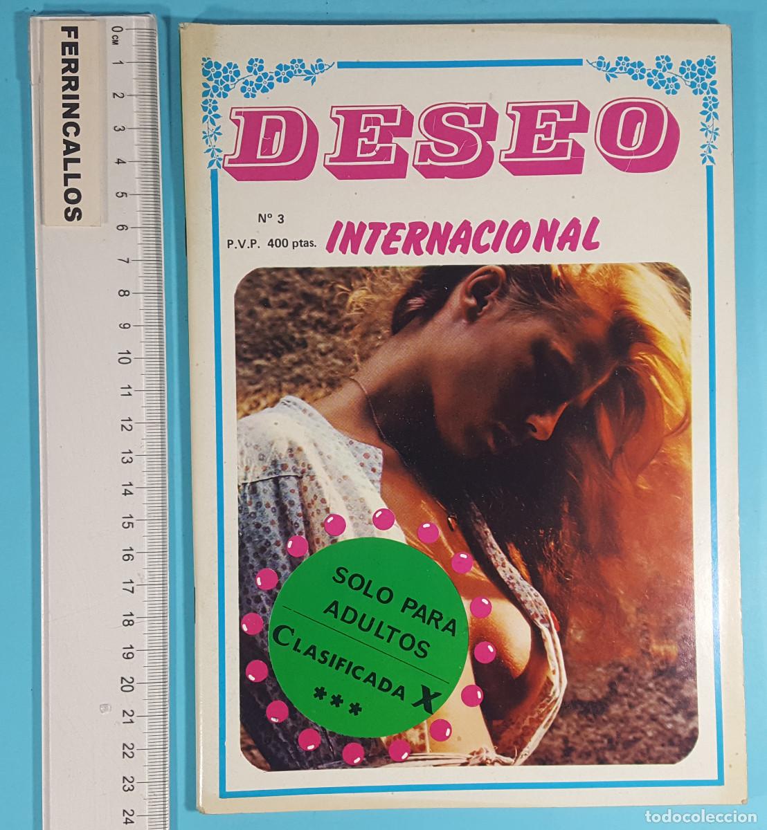 Magazines: REVISTA PARA ADULTOS DESEO INTERNACIONAL N&ordm; 3, SEX SEXO PORNO EROTISMO CLASIFICADA X
