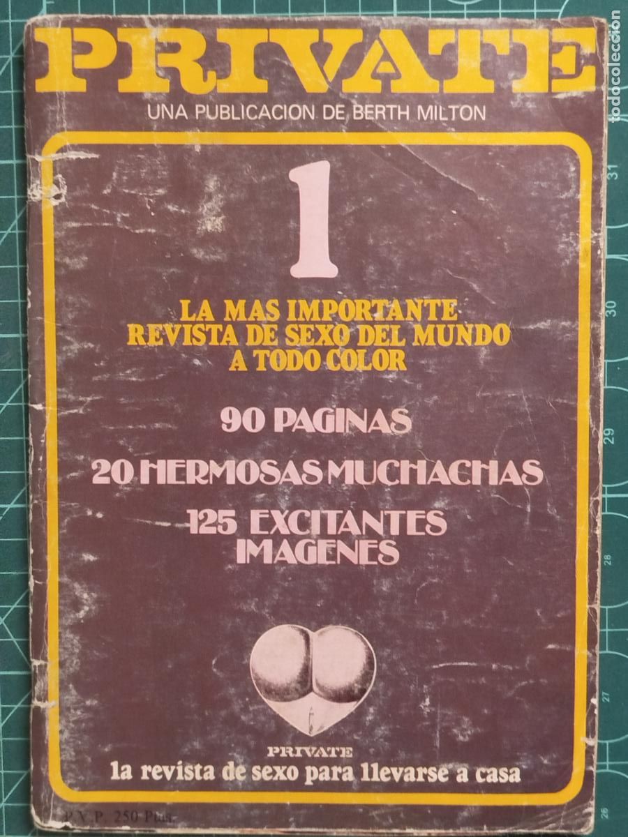 Revistas: REVISTA PRIVATE N&ordm; 1 BERTH MILTON PORNO SOLO ADULTOS