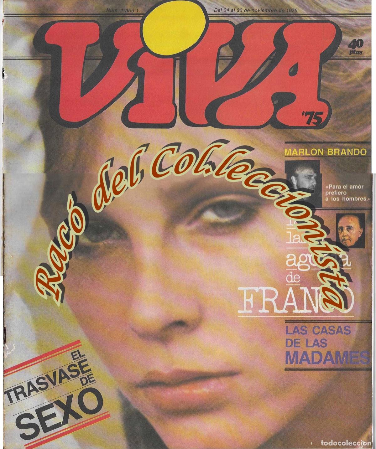 Zeitschriften: VIVA A&Ntilde;O 1 N. 1 (24 NOVIEMBRE 1976) YEDA BROWN , LORENA CAPELLI , EOSA MORENA , BARBARYA REY , ...
