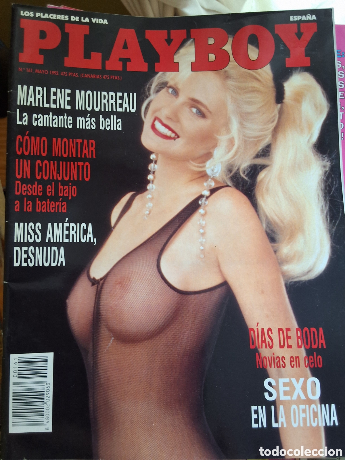 Journals: Playboy mensual espa&ntilde;ol revista erotica desnudos mujeres 1992/5 Cady Cantrell