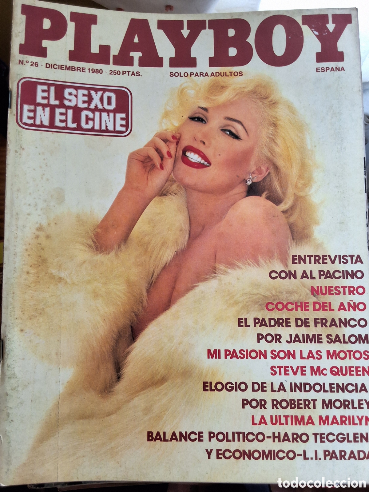 Journals: Playboy mensual espa&ntilde;ol revista erotica desnudos mujeres 1980/12 Terry Welles