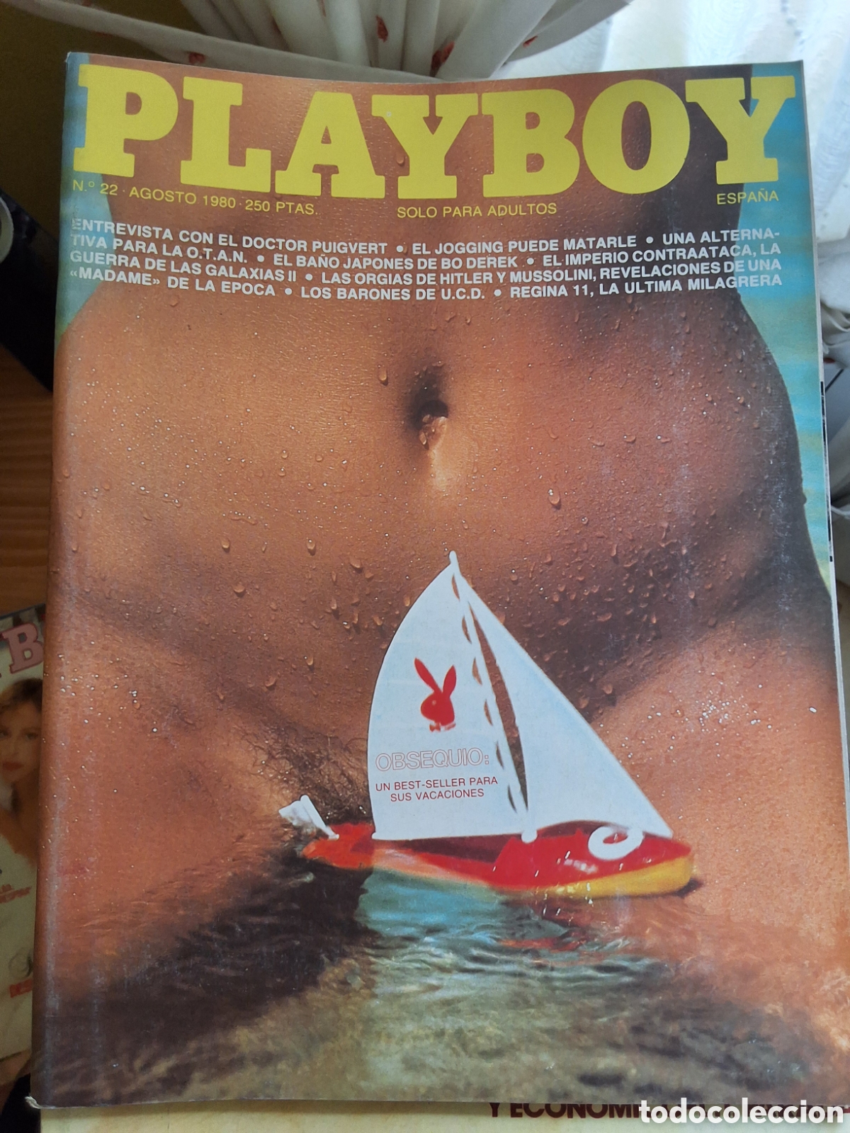 Journals: Playboy mensual espa&ntilde;ol revista erotica desnudos mujeres 1980/8 Victoria Cooke