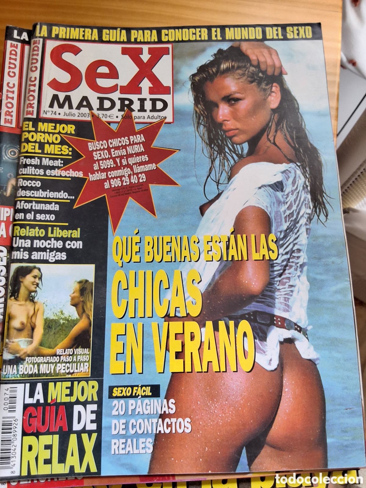 Journals: Erotic guide Sex madrid revista sexo para adultos 2003/7 Fresh Meat Roc&iacute;o chicas verano