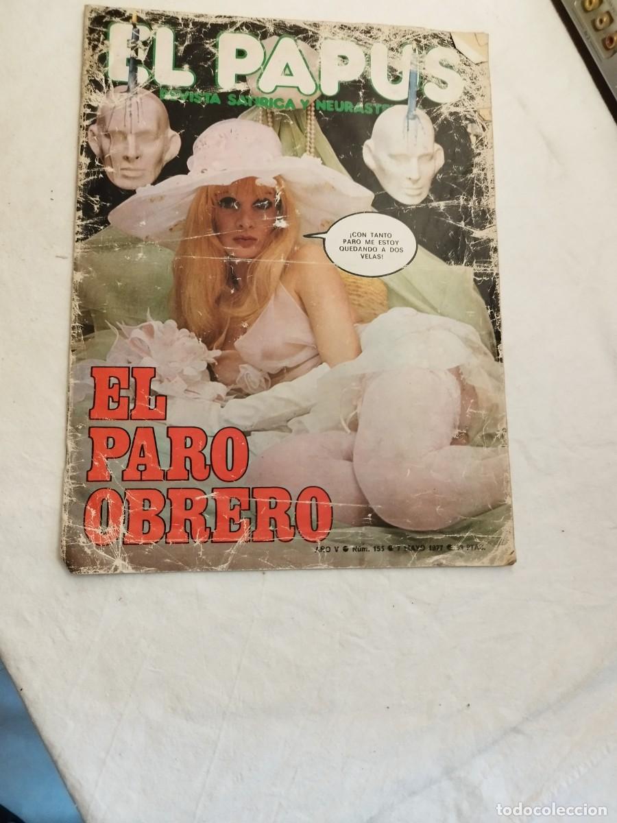 Journals: Antigua revista para adultos, el papus N&deg;155 a&ntilde;o 1977. El paro obrero.