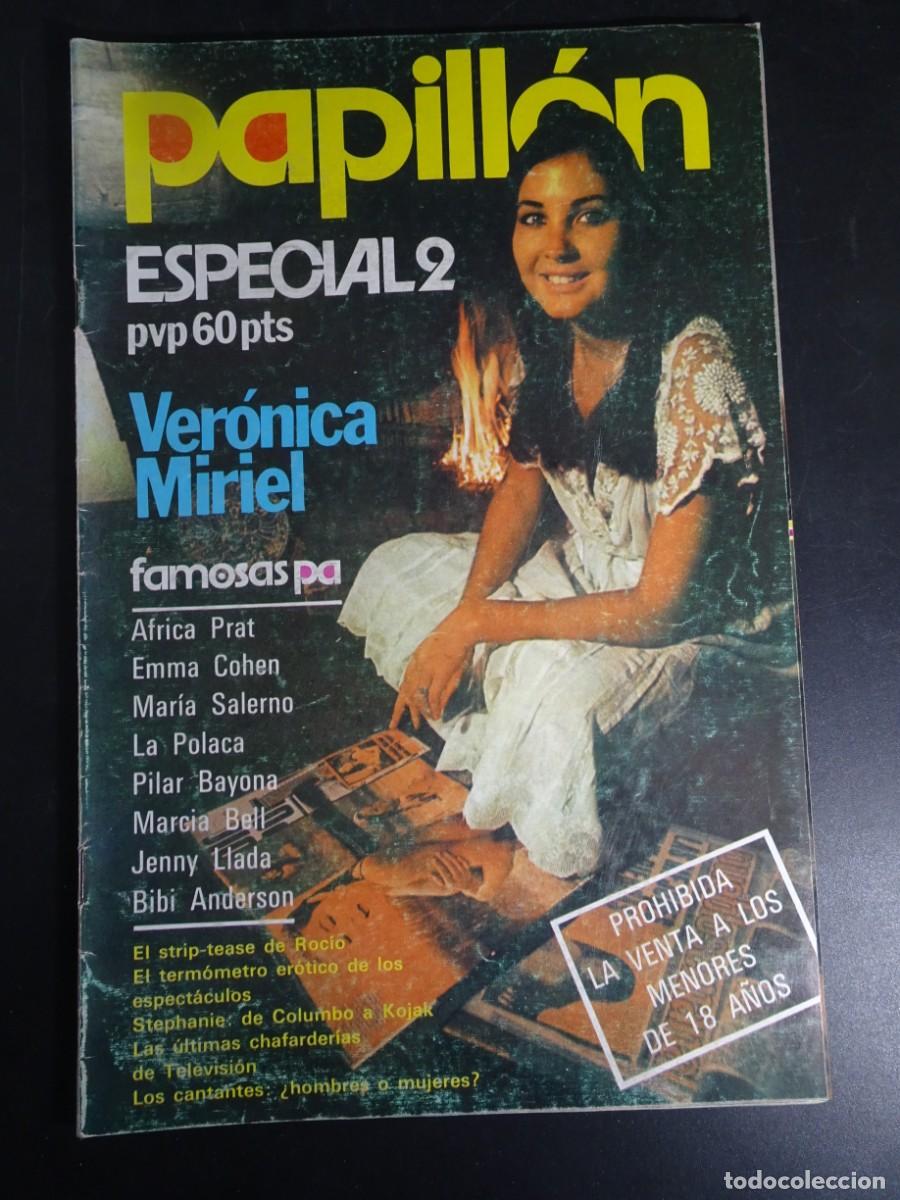 Revistas: MAGAZINE ER&Oacute;TICO, PAPILLON ESPECIAL N&ordm; 2 , VERONICA MIRIEL, BIBI ANDERSON, MARCIA BELL ,VER FOTOS