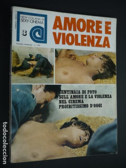 Journals: AMORE E VIOLENZA CUADERNO REVISTA EROTICO PORNOGRAFICO BRIGITTE BARDOT CLAUDIA CARDINALE 1973