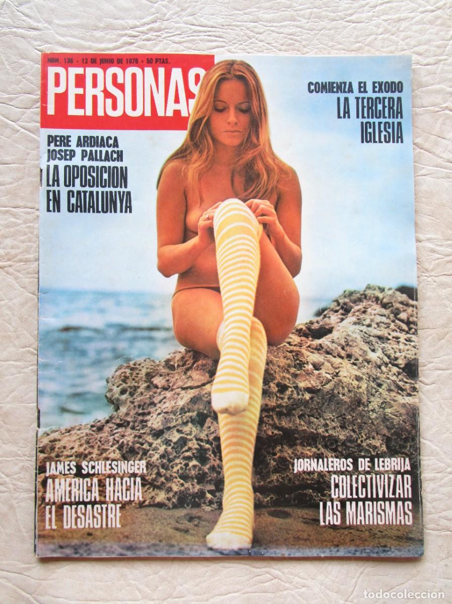 Zeitschriften: revista erotica personas numero 136 a&ntilde;o 1976 james schlesinger wicky yedda josep pallach