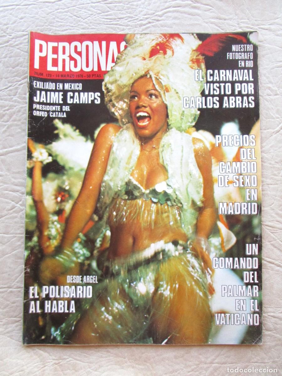 Magazines: revista erotica personas numero 123 a&ntilde;o 1976 helen carnaval 76 rio de janeiro jaime camps