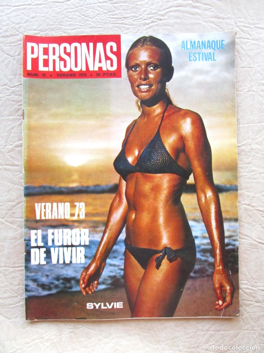 Magazines: revista erotica personas numero 31 a&ntilde;o 1973 sylvie verano 73 julie ege chazot jacqueline bisset