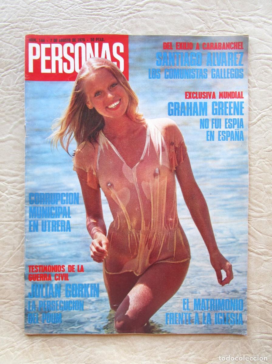 Magazines: revista erotica personas numero 144 a&ntilde;o 1976 miriel irmi lind julian gorkin
