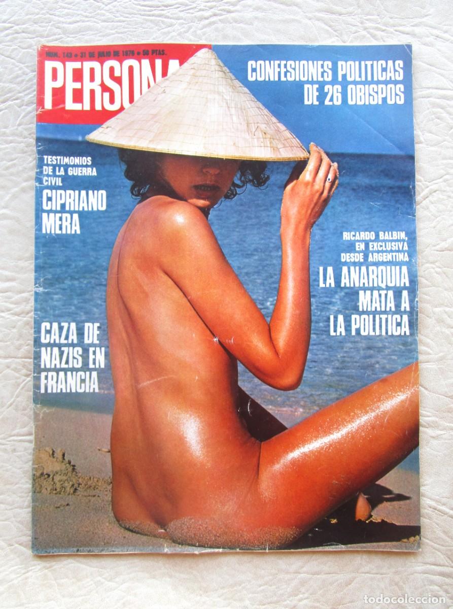 Magazines: revista erotica personas numero 143 a&ntilde;o 1976 susan shaw erica tilly cipriano mera