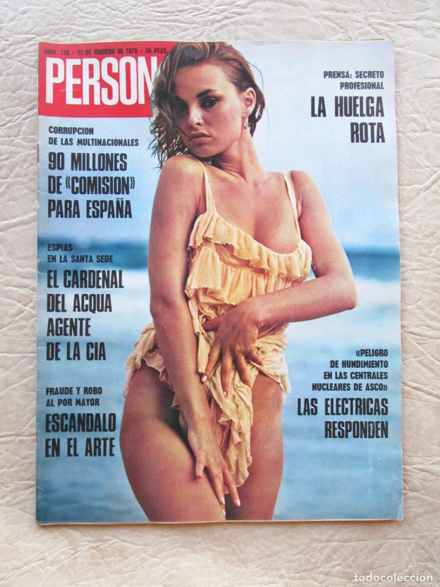 Magazines: revista erotica personas numero 120 a&ntilde;o 1976 trudy jilly milarka cardenal del acqua
