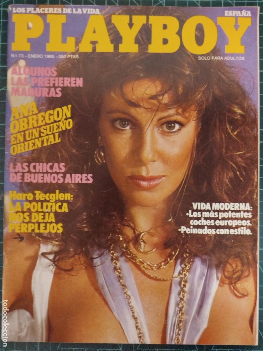 Journals: REVISTA PLAYBOY N&ordm; 73 ANA OBREGON