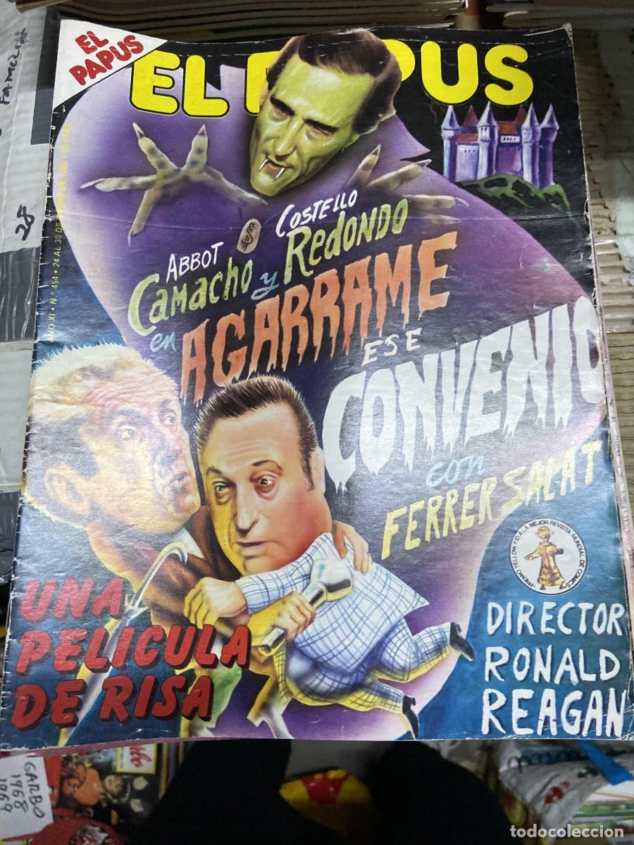 Journals: REVISTA EL PAPUS # 454 ENERO 1983 COSTELLO REDONDO ABBOT CAMACHO FERRER SALAT REAGAN