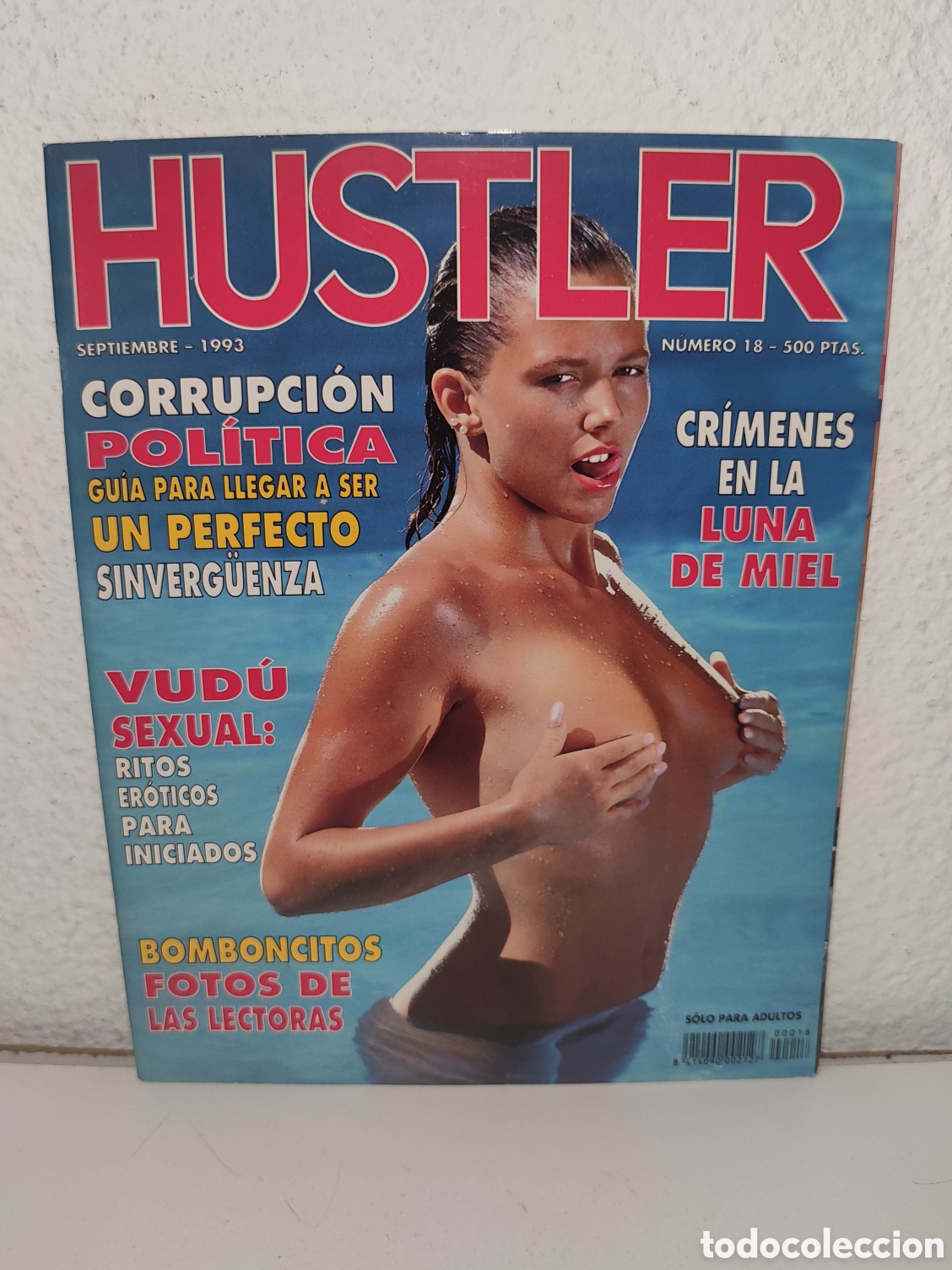 Zeitschriften: Revista - Hustler 18, Septiembre 1993 - Magazine erotico solo para adultos - En espa&ntilde;ol - Erotismo