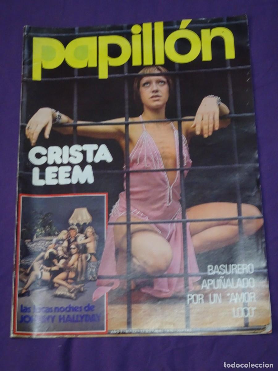 Revistas: MAGAZINE ER&Oacute;TICO, PAPILLON N&ordm; 22, CRISTA LEEM, CLAUDINE BECARRIE, VER FOTOS