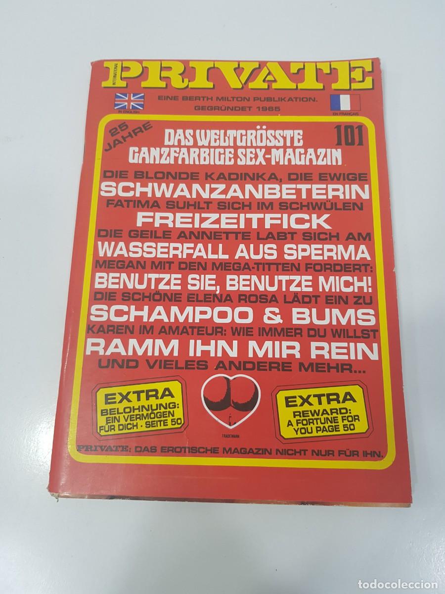 Zeitschriften: Private revista para adultos N&ordm; 101