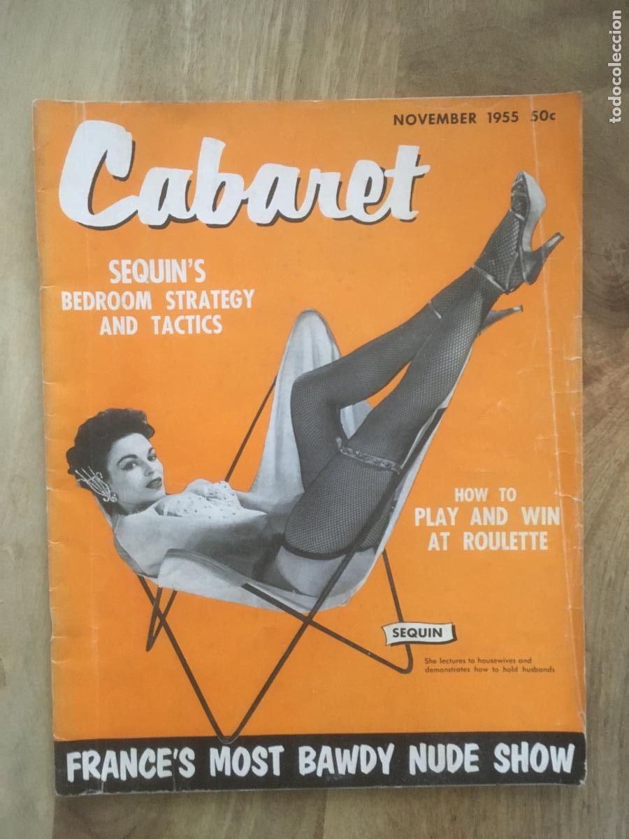 Zeitschriften: revista cabaret noviembre 1955 revista erotica desnudos nude show