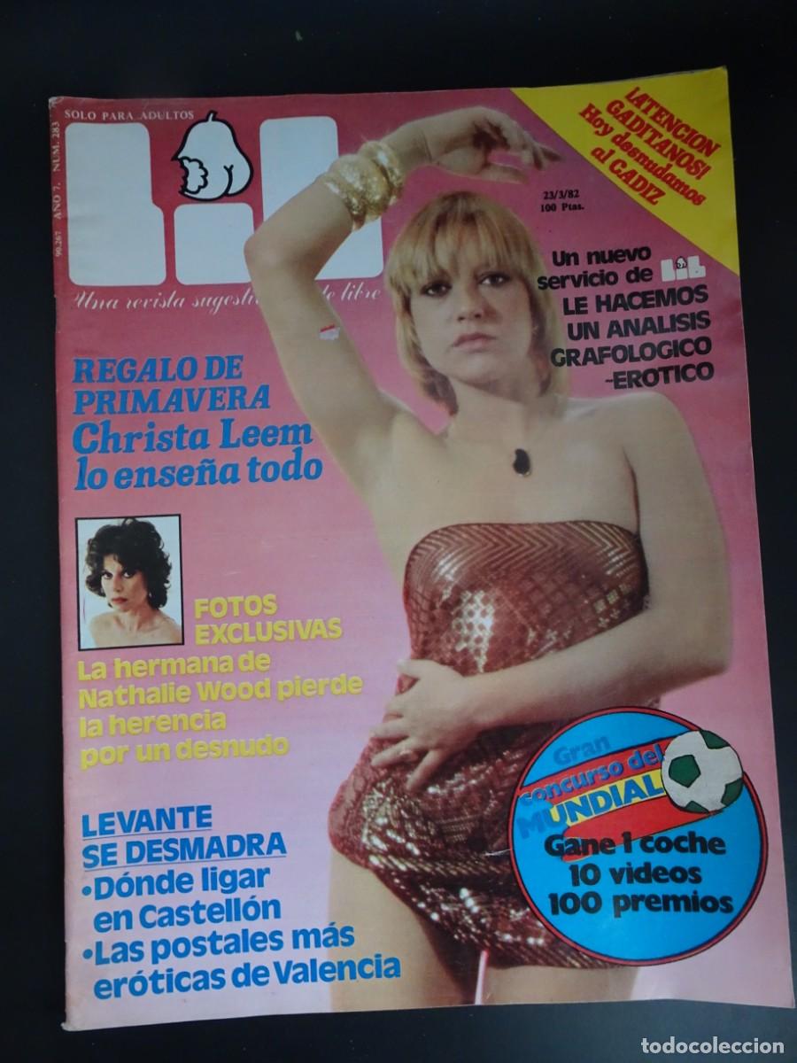 Journals: MAGAZINE ER&Oacute;TICO ,LIB N&ordm; 283, NASTASIA KINSKI, CHRISTA LEEM, POSTER CADIZ, VER FOTOS