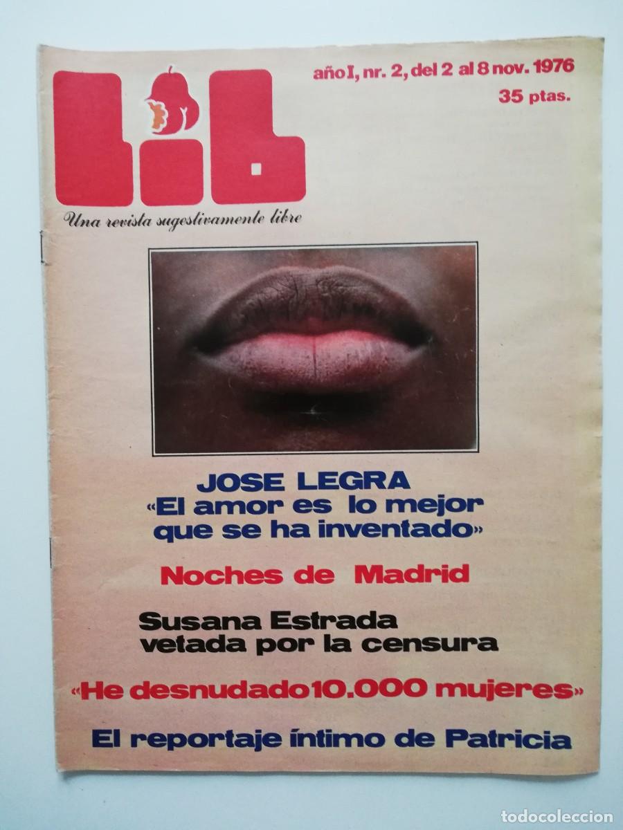 Magazines: REVISTA LIB N&ordm; 2 - JOSE LEGRA - SUSANA ESTRADA - PATXI ANDION - PATRICIA - ANN & CAT