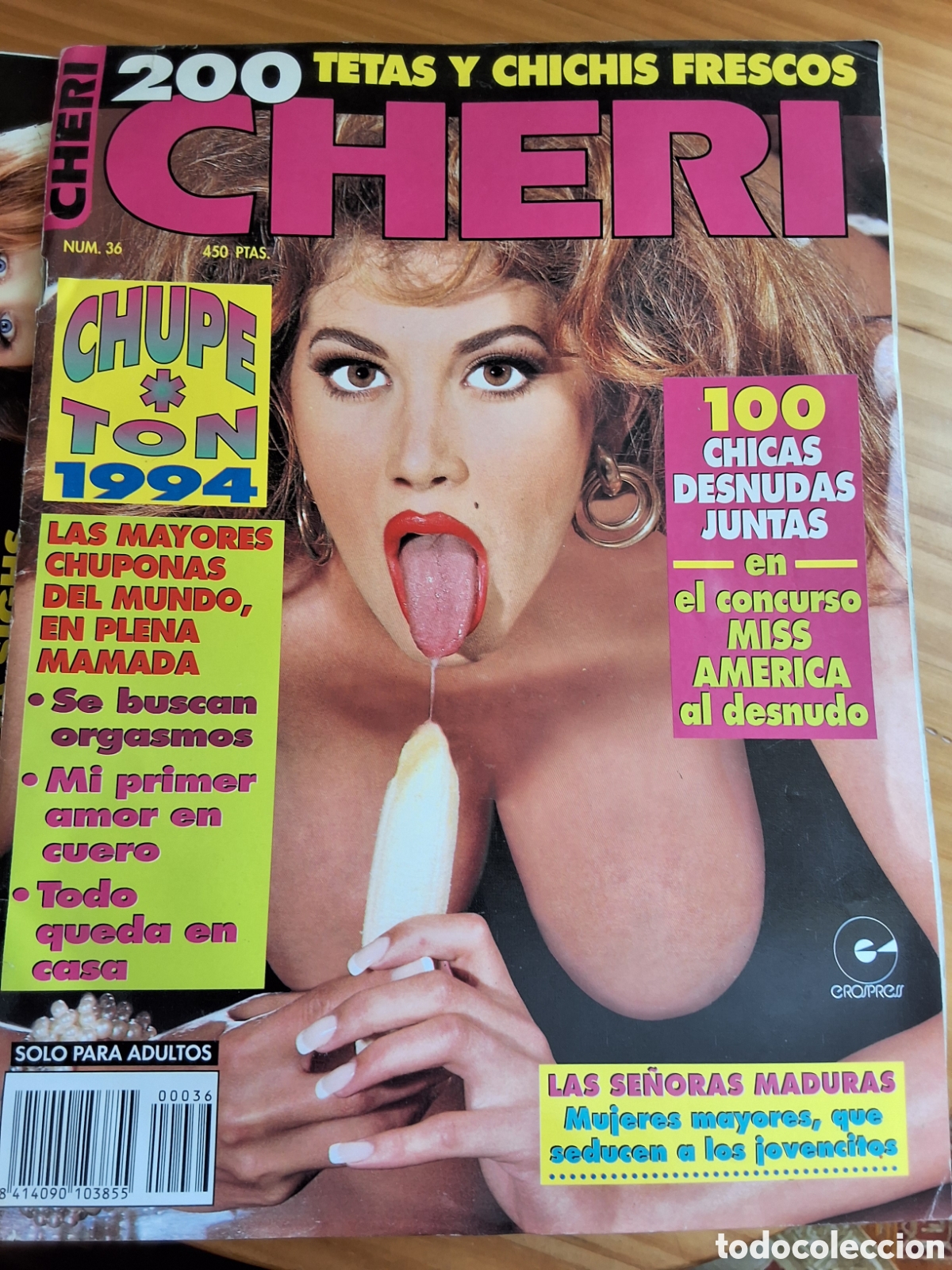Zeitschriften: Cheri revista erotica espa&ntilde;ola desnudos mujeres n&uacute;mero 36 chupadas