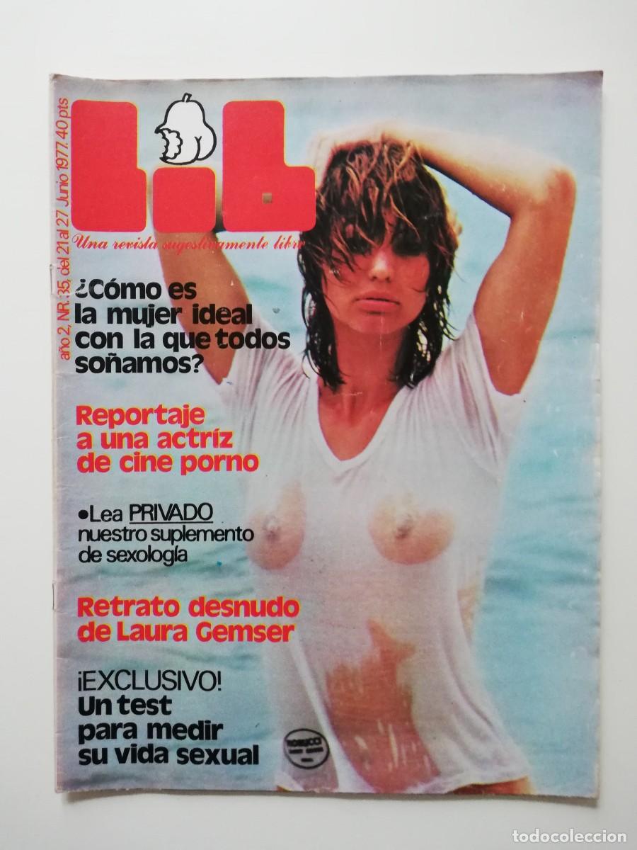 Revistas: REVISTA LIB N&ordm; 35 - LAURA GEMSER - FLESH GORDON - ODILE - BEATRIZ ROSSAT - CANNES 1977