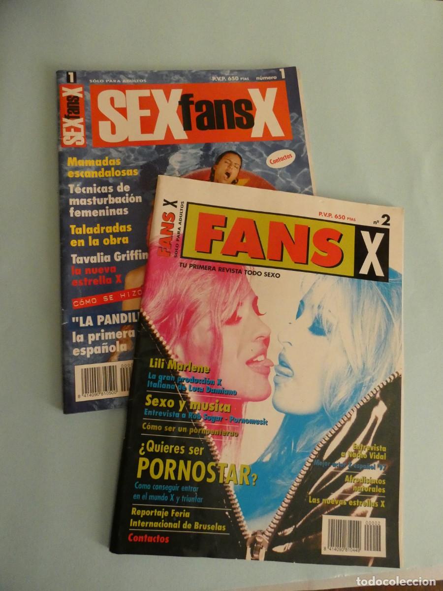 Magazines: LOTE REVISTAS EROTICAS X FANS X NUMERO 1 Y 2 TODO SEXO REVISTA EROTICA